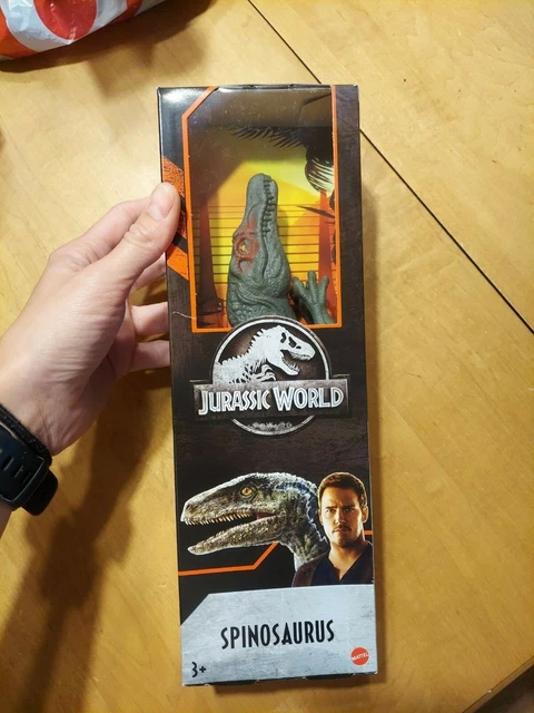 JURASSIC WORLD SPINOSAURUS Dinosaur Toy Action Figure READ Park Mattel EUR 18,84 - PicClick FR