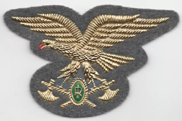 Gold Winged Military or Police Vintage on Felt Patch