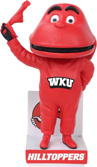 BIG RED WESTERN Kentucky Hilltoppers Mascot Bobblehead NCAA College $40.00