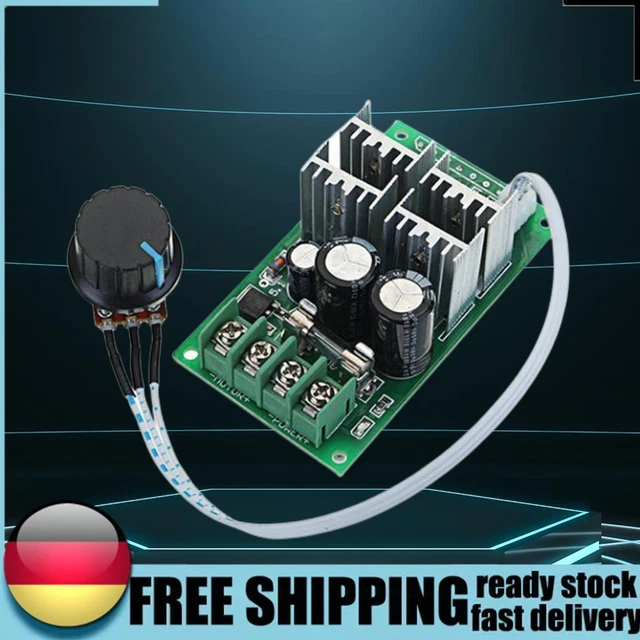 Regolatore Di Velocità PWM Per Motore DC 6-60V 30A – Display Digitale, Interruttore Start/Stop