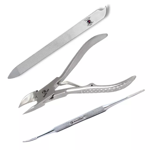 Toe Nail Clippers Cutters Trimmer Nipper Chiropody Podiatry Kit for Thick Nails