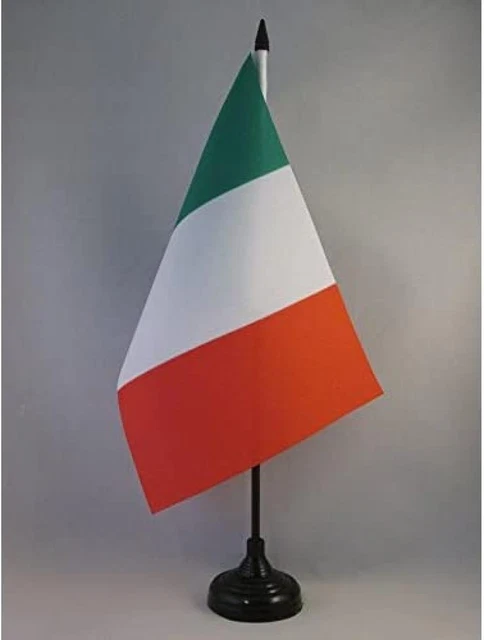 Bandierina Da Tavolo Sardegna 15x10cm - AZ Flag, In Poliestere Con Asta E Base Nera