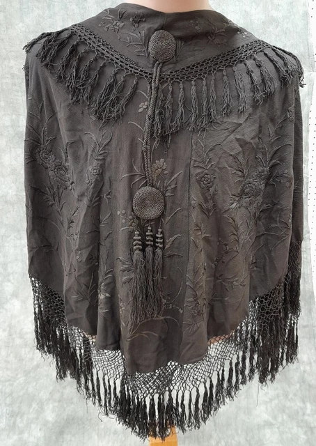 Antique Mourning Cape Civil War Reenactment