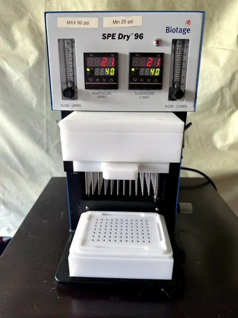 Biotage SPE Dry 96 Microplate Sample Concentrator Evaporation System Jones *GUAR