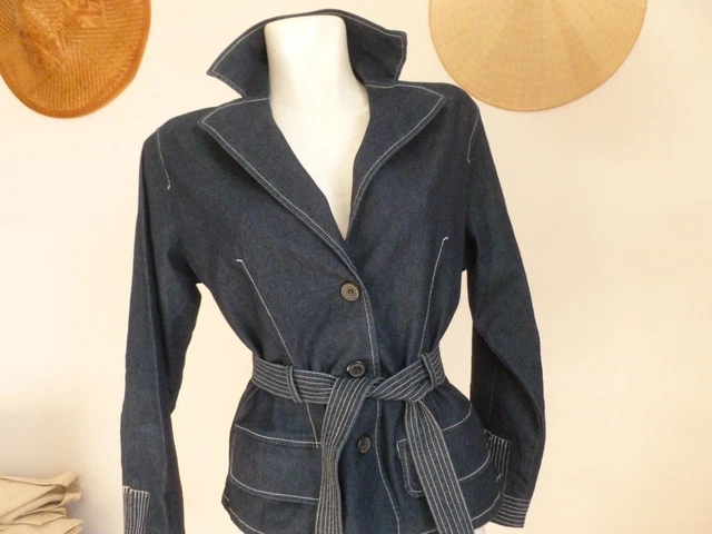 SUPERBE PARKA VESTE femme vert d eau