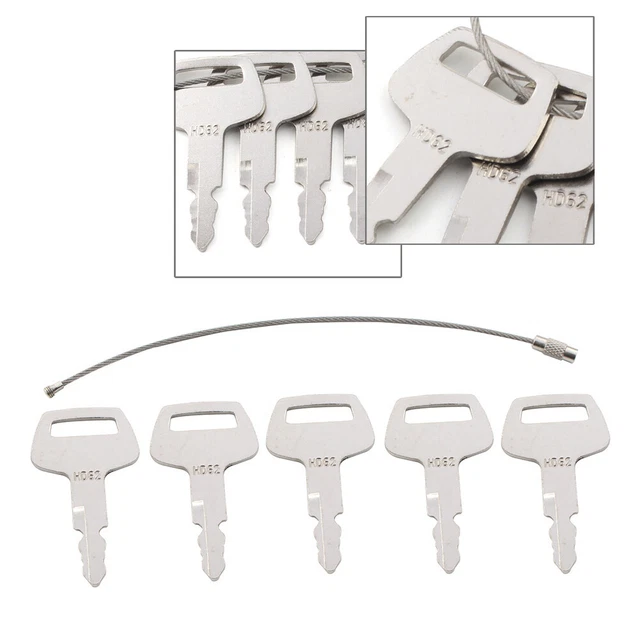 HD62 41307-00007 Ignition Keys For Heavy Construction Equipment