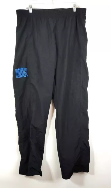 VTG NIKE Force VTG NIKE Force Men's Black Nylon Break Away Track Pants Sz 36x33"