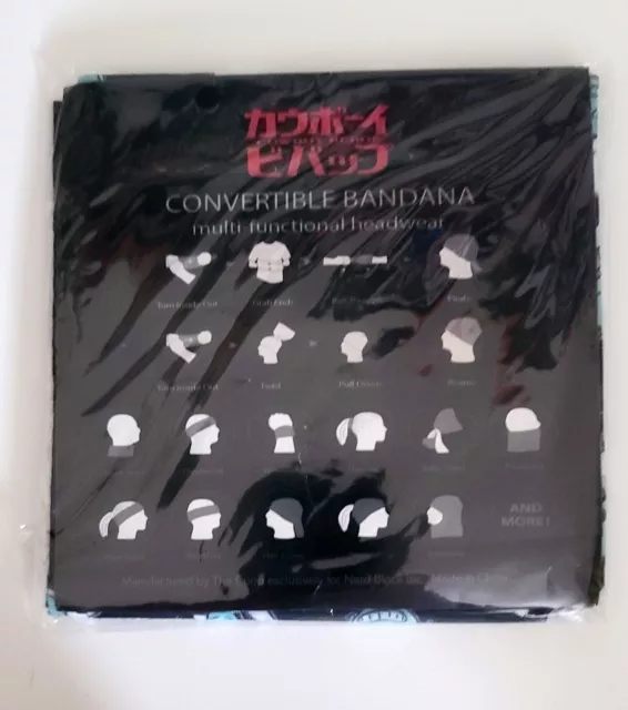 Cowboy Bebop Convertible Bandana! New in Packaging - New and Unopened