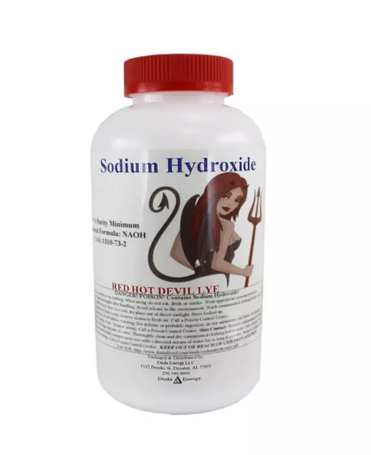Buy 2 lbs Food Grade Sodium Hydroxide Lye Evenly-Sized Micro Pels