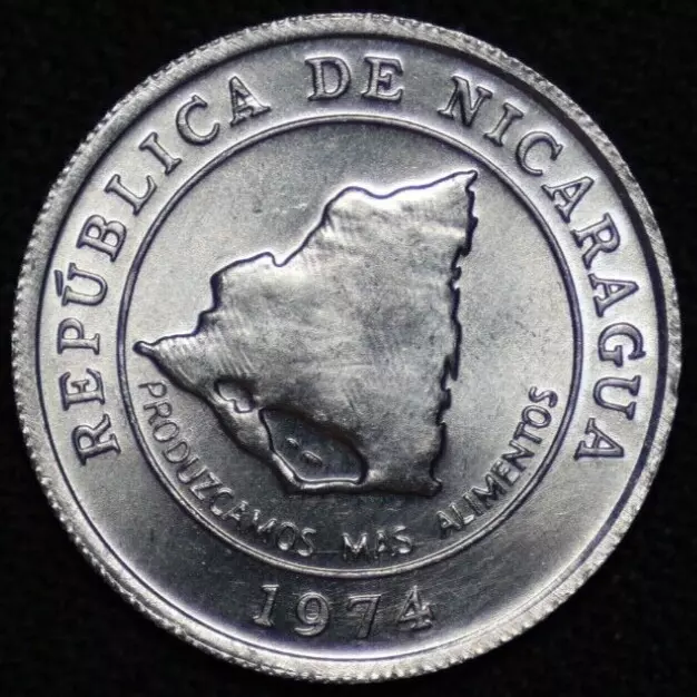 NICARAGUA ~ 1974 ~ 10 Centavos ~ UNC ~ F.A.O. Series ~ Quality Coin ☘️V -#645 ☘️