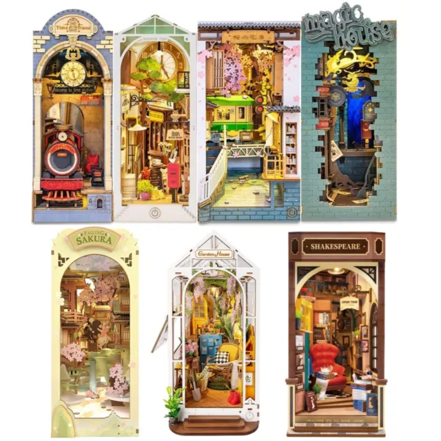 Rolife DIY 3D Wooden Puzzle Mini Book Nook Gardenhouse 1:24