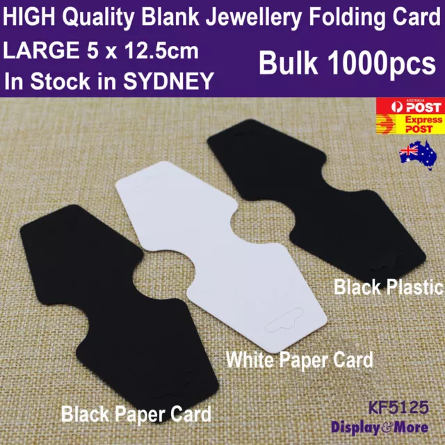 Folding Card JEWELLERY Necklace Blank | 1000pcs BULK | Large | AUSSIE Seller