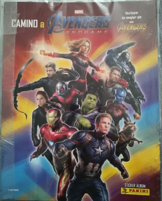 Brazil 2019 Panini Marvel Avengers End Game Album and Full Sticker set