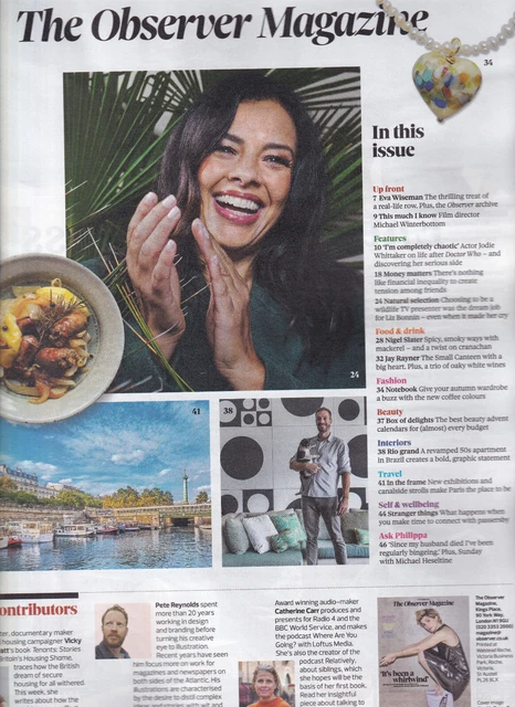 OBSERVER MAGAZINE NOVEMBER 11 2023 Jodie Whittaker $7.31 - PicClick