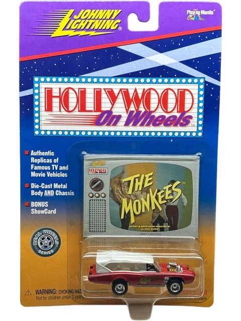 Johnny Lightning Hollywood On Wheels The Monkees Monkee Mobile Bonus Card