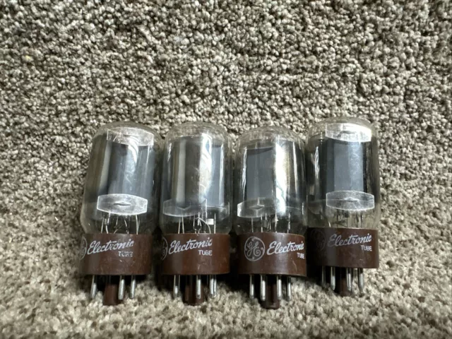 (4) GE Electronic Tube 5881 Power Tested Good