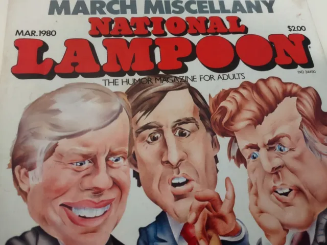 National Lampoon Magazine 1980 March Richard Timperio George Evans Illustrated