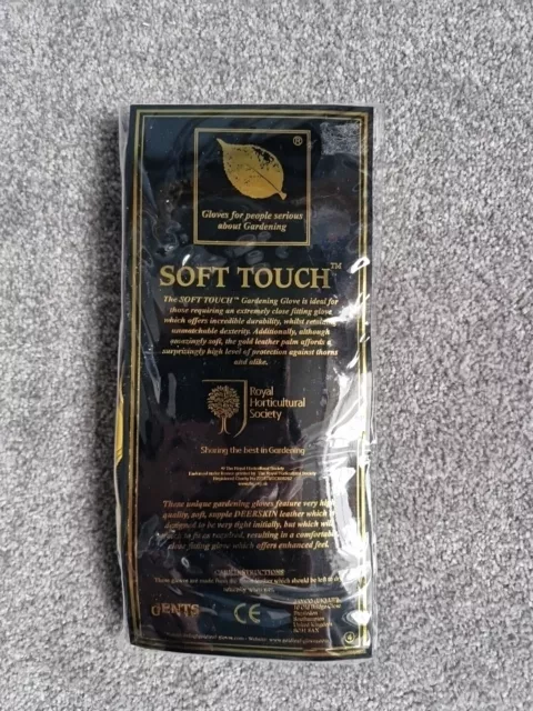 GENUINE GOLD LEAF SOFT TOUCH GARDENING GLOVES Gents