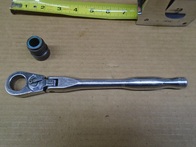 Matco Tools Special Forces Flex Head Pass Through Ratchet No BLPF9 w/ 1 socket