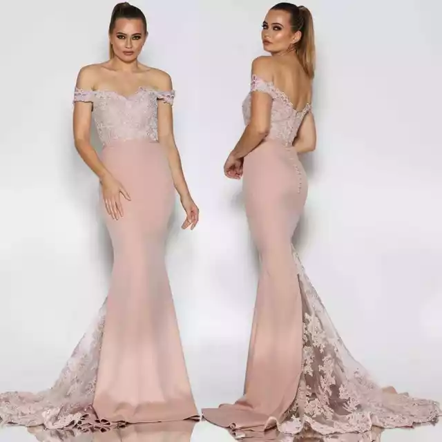 NWT Isadora Lace Gown by Jadore -Latte Size 10