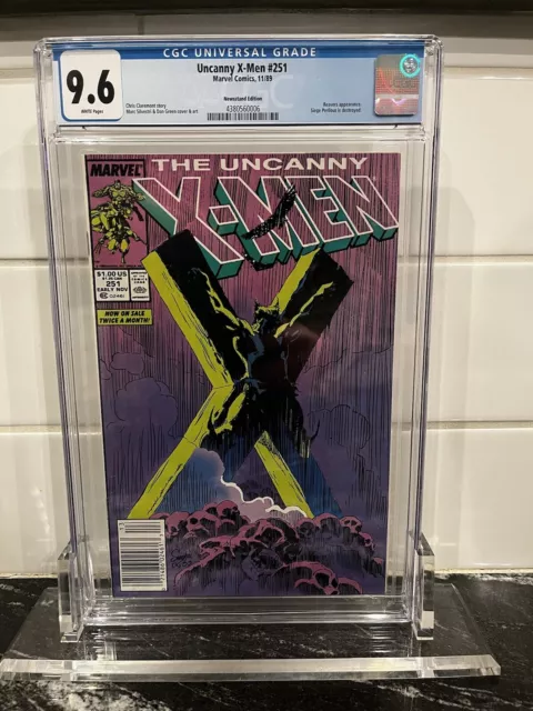 Uncanny X-Men #251 CGC 9.6 “Newsstand Edition” Reavers App Iconic X-Men Cover 🔥