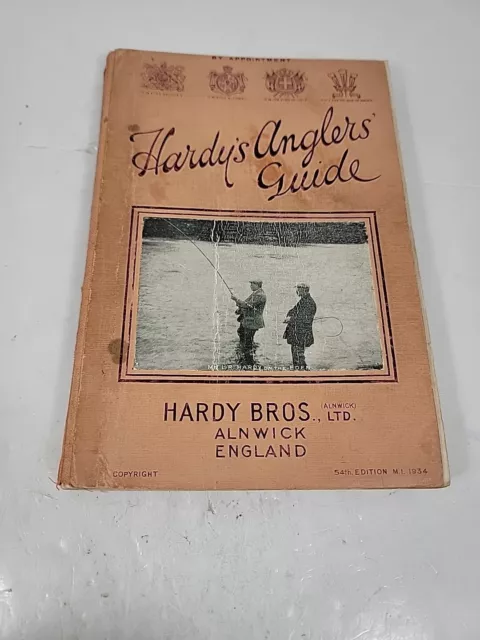 Hardy Bros ltd England anglers guide 54th edition 1934 446 pages GOOD RARE book