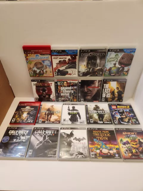 PlayStation 3 PS3 Game Lot of 18 Games
