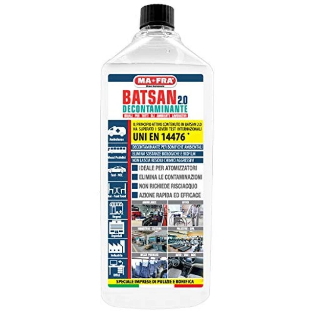 Ma-Fra H1057, Batsan 2.0, Decontaminante Igienizzante per Ambienti Lavorativi, p