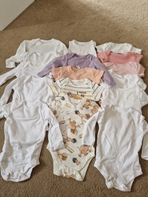 Bundle Of Girls Size 3-6 Months Vest Tops