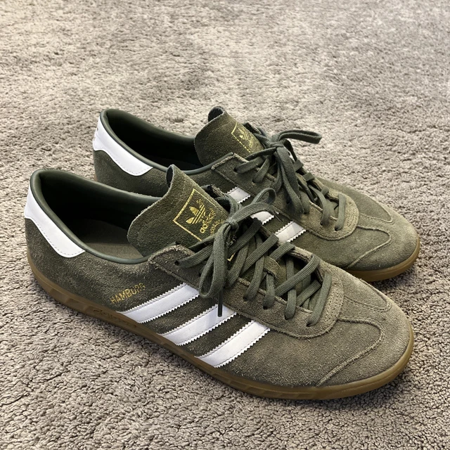 adidas khaki hamburg trainers