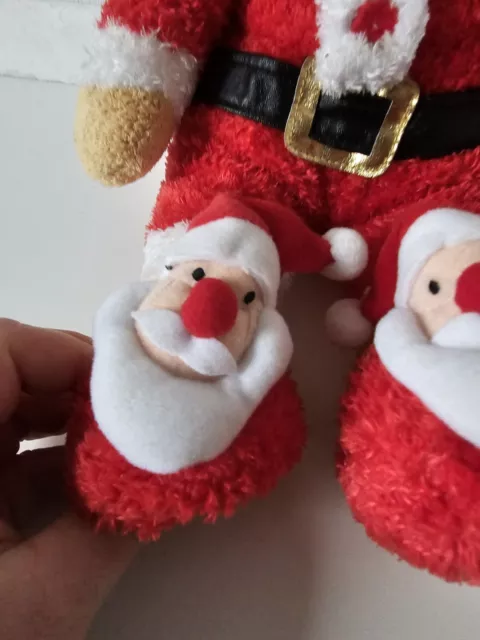 DISNEY STORE WINNIE The Pooh Santa Pyjamas Christmas Slippers Holiday ...