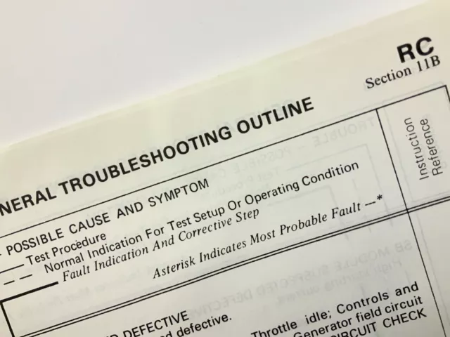 Troubleshooting Outline Locomotive Service Manual SD40-2 1983 EMD AA274
