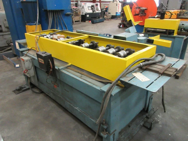 Lockformer Roll Form Line 14 Stand Rollformer, Uncoiler, Feeder / Cutoff *Video*