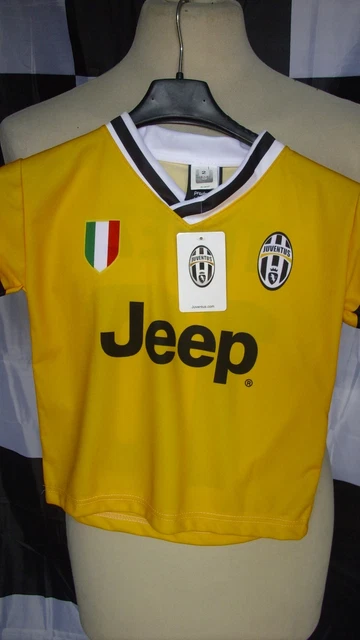 SECONDA MAGLIA GIALLA Juventus 2014 Tevez Numero 10 Taglia 2 Anni