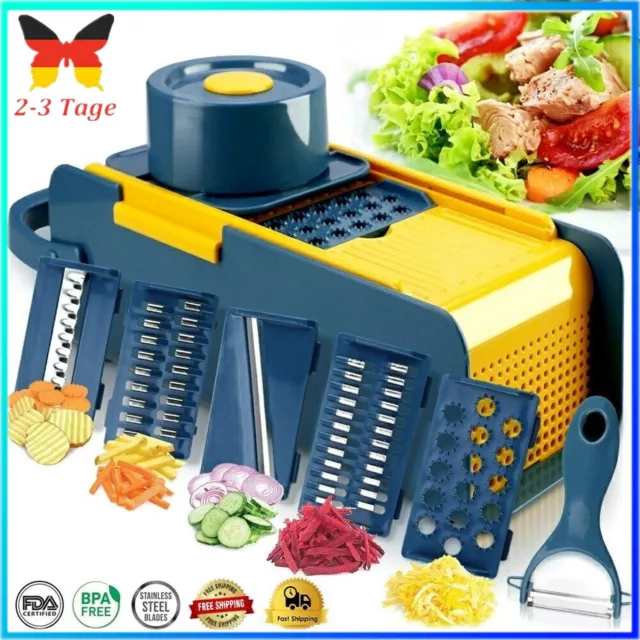 Multischneider Slicer Dicer Gemüseschneider Gemüsehobel Zerkleinerer Zwiebel NEU