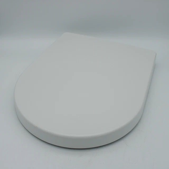 Abattant WC Rond BR283-00 à Fermeture Lente, Très Résistant Et