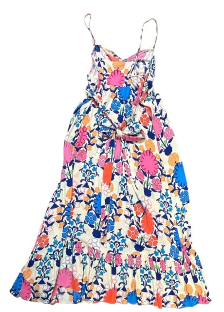 Anthropologie Plenty by Tracy Reese Floral Maxi Dress Sun Dress 2XL Ruffled Long