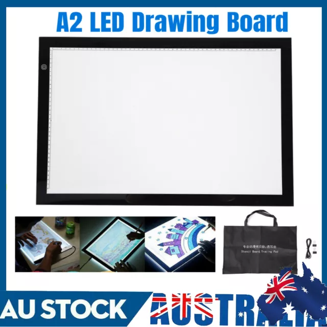 A4 LED Light Box Tracing Drawing Board Art Design Pad Copy Lightbox Day &  Light