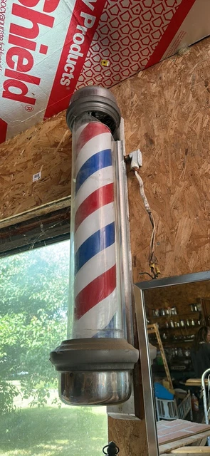 antique barber pole