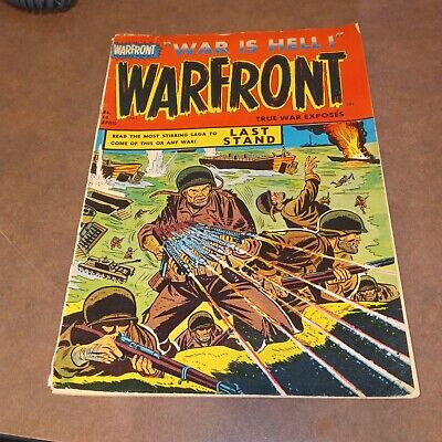 Warfront #14  Pre-Code Golden Age Harvey War Comics 1953 "war is hell" classic