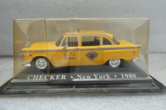 Uh Serie Presse Chevrolet Checker New York 1980 Neuf + Blister Serti