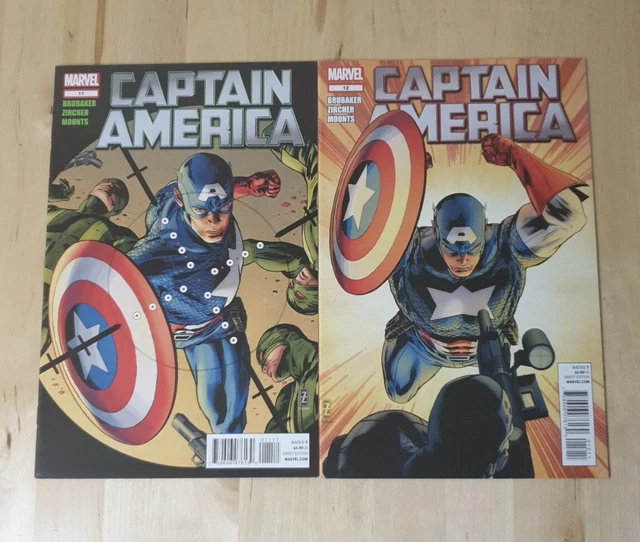 Captain America Volume 6 #11 & #12 Cover A First Printing Marvel Comics 2012