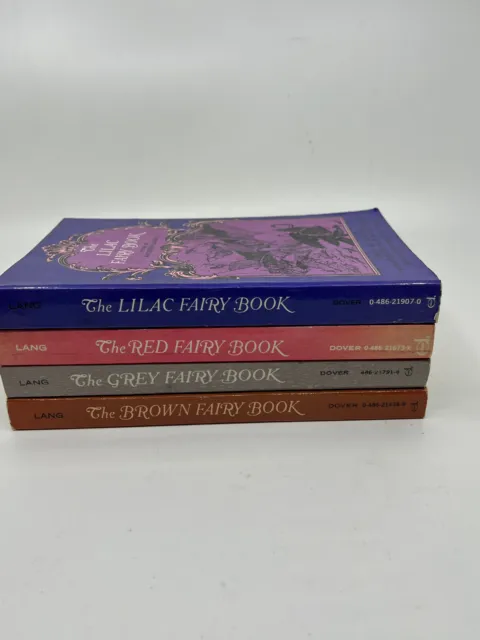 Andrew Lang Fairy Books  -Lot 4 Books Soft Covers