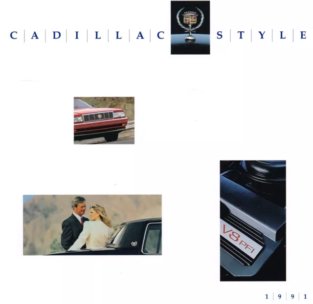 1991 Cadillac Brochure: ALLANTE, DeVILLE,FLEETWOOD,60,ELDORADO,SEVILLE,BROUGHAM,