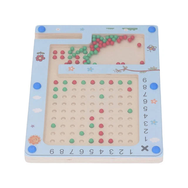 Giocattolo Montessori In Legno - Gelato Magnetico Labirinto Per Bambini 3+ - Gioco Educativo Per Imparare Numeri E Colori