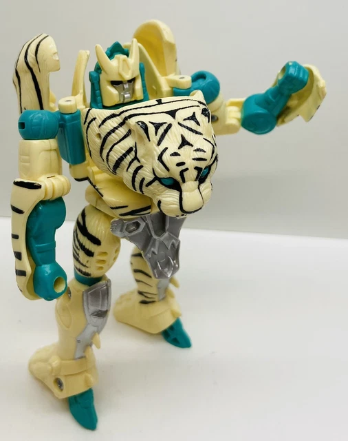 1996 HASBRO TRANSFORMERS Beast Wars Tigatron Tiger Action Figure Toy