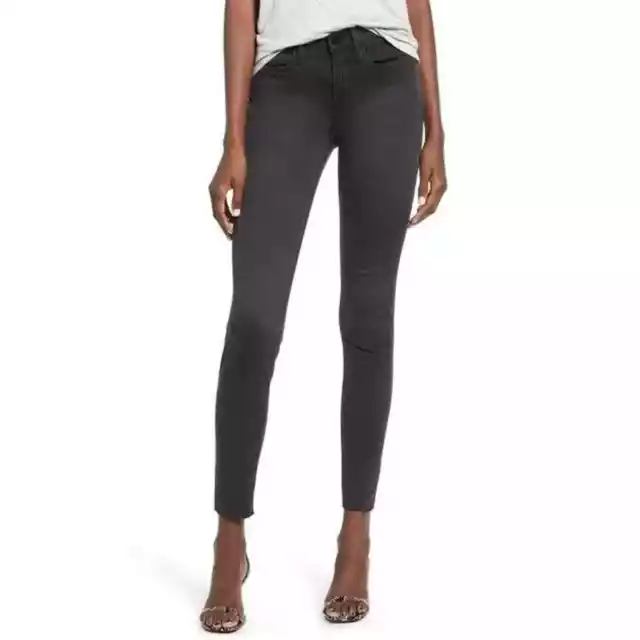 FRAME Le Skinny De Jeanne Raw Hem Ankle Skinny Jeans In Kerry