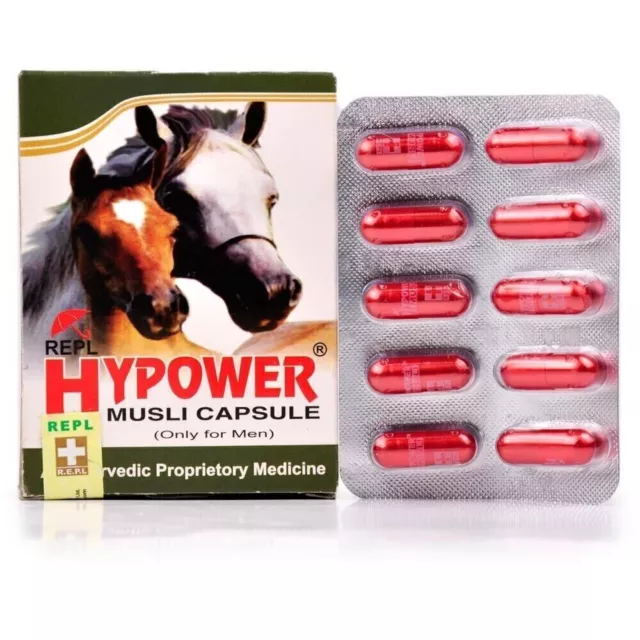 Hypower Musli Herbal Capsule (10 caps) Long trajet Plus de puissance 3+1 GRATUIT