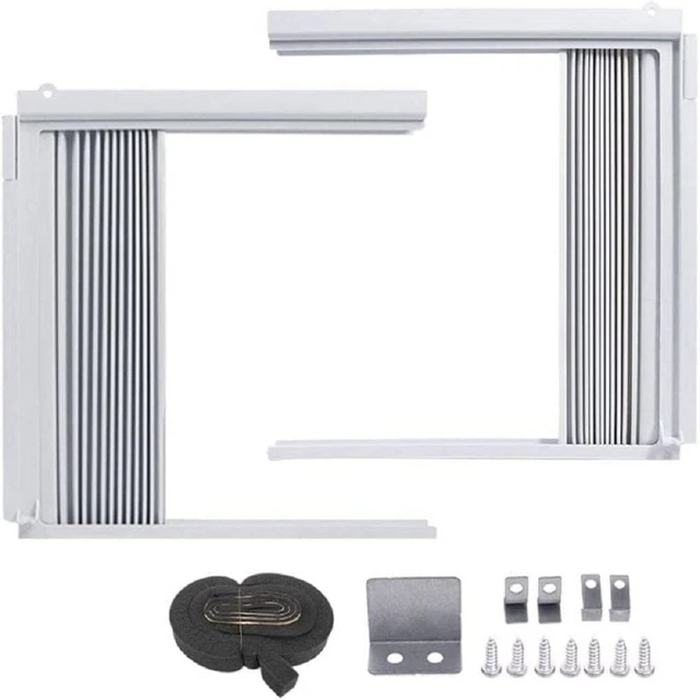 Panneaux Latéraux De Climatiseur De Fenêtre Avec Cadre, Panneau Isolant Reglable Pour Unite Btu Cadre Inclus~p133300527