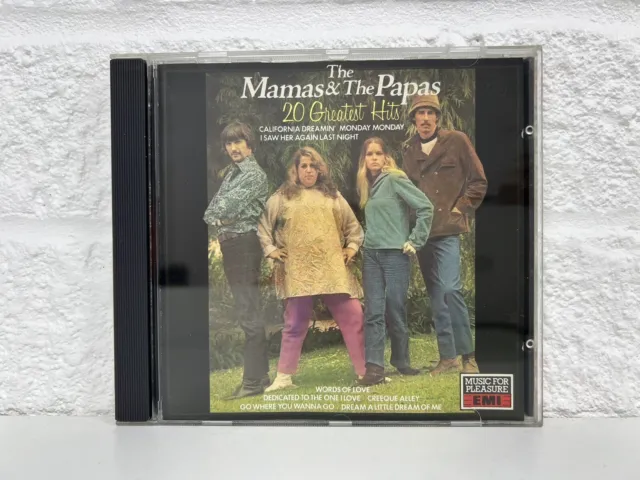 The Mamas & The Papas CD Collection Album 20 Greatest Hits Genre Rock Pop Music